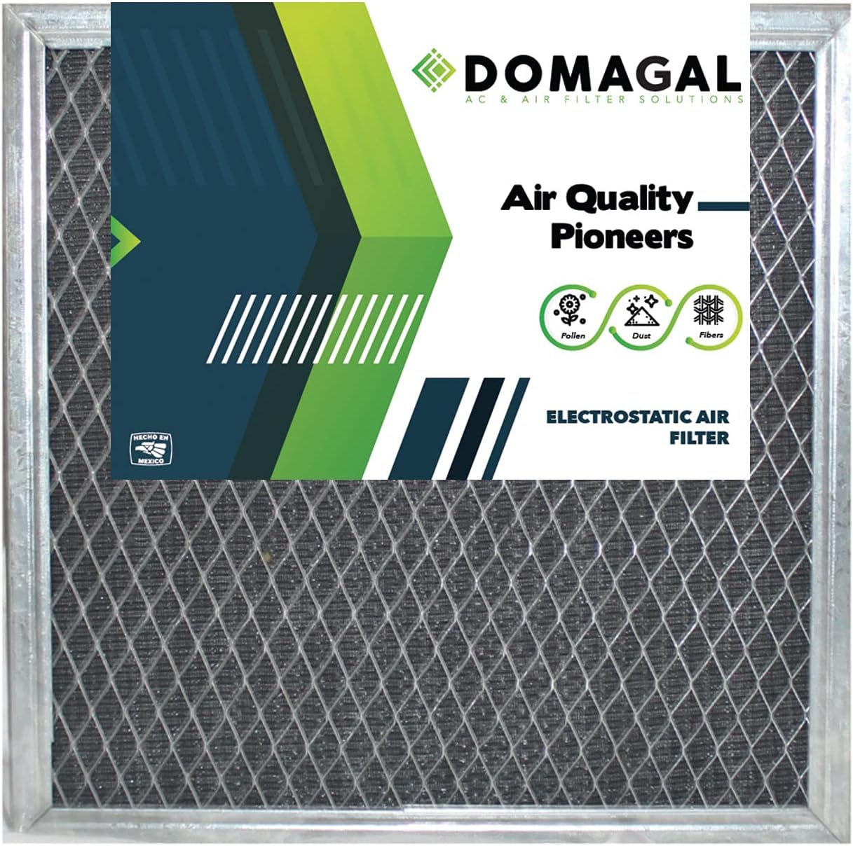 ELECTROSTATIC AIR FILTER REPLACEMENT / ELECTROSTATIC AIR FILTER FOR CENTRAL HVAC (20"X20"X1", GRAY)