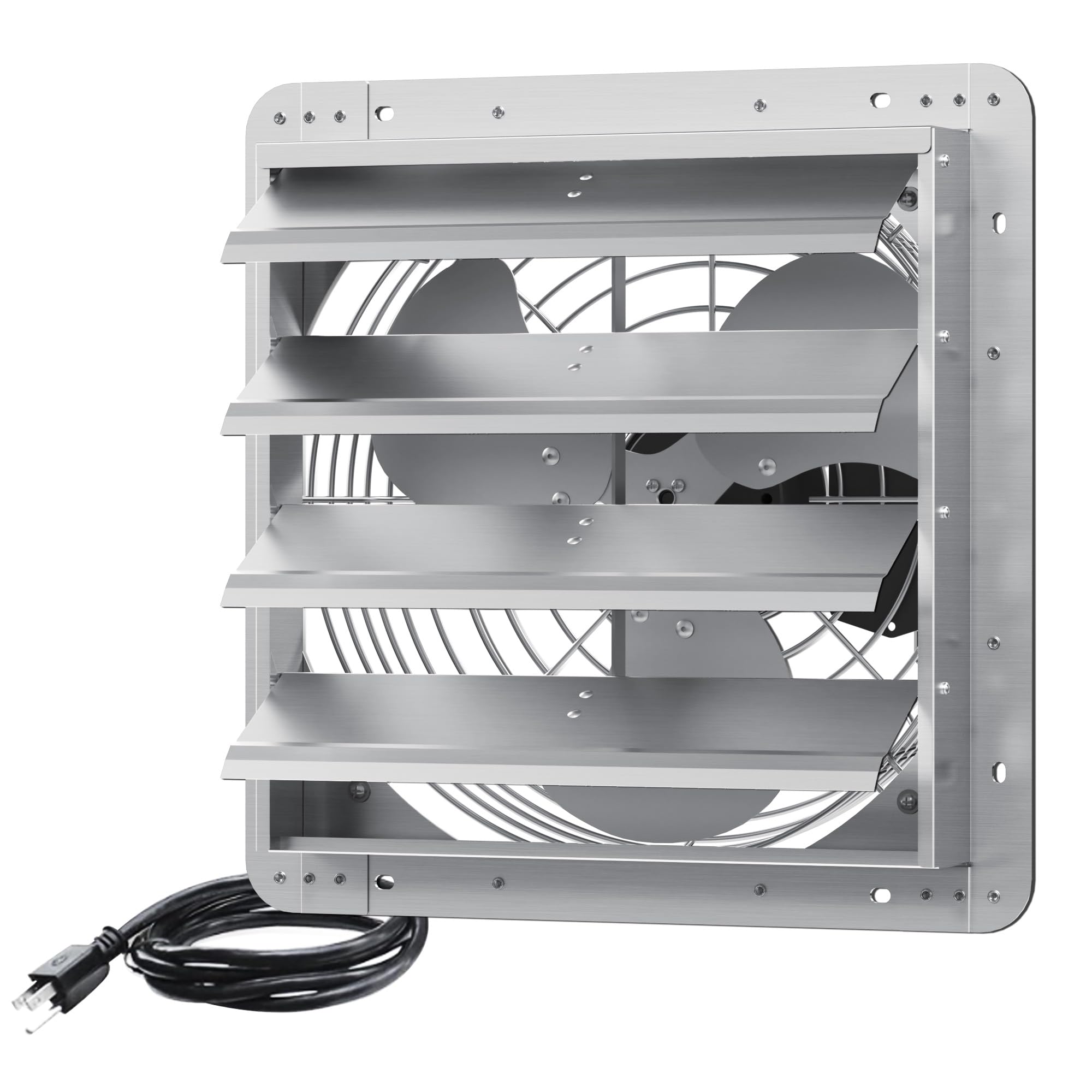 Amazon.com: FICBXRA 16 Inch Shutter Exhaust Fan, Aluminum Wall