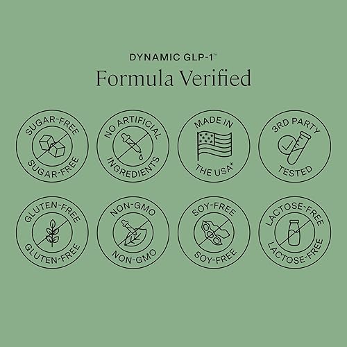 Miniatura 7 de Stonehenge Health Dynamic GLP-1 Suplemento de control de peso para mujeres y hombres, 550 mg de berberina, Akkermansia, apoya la regulación del