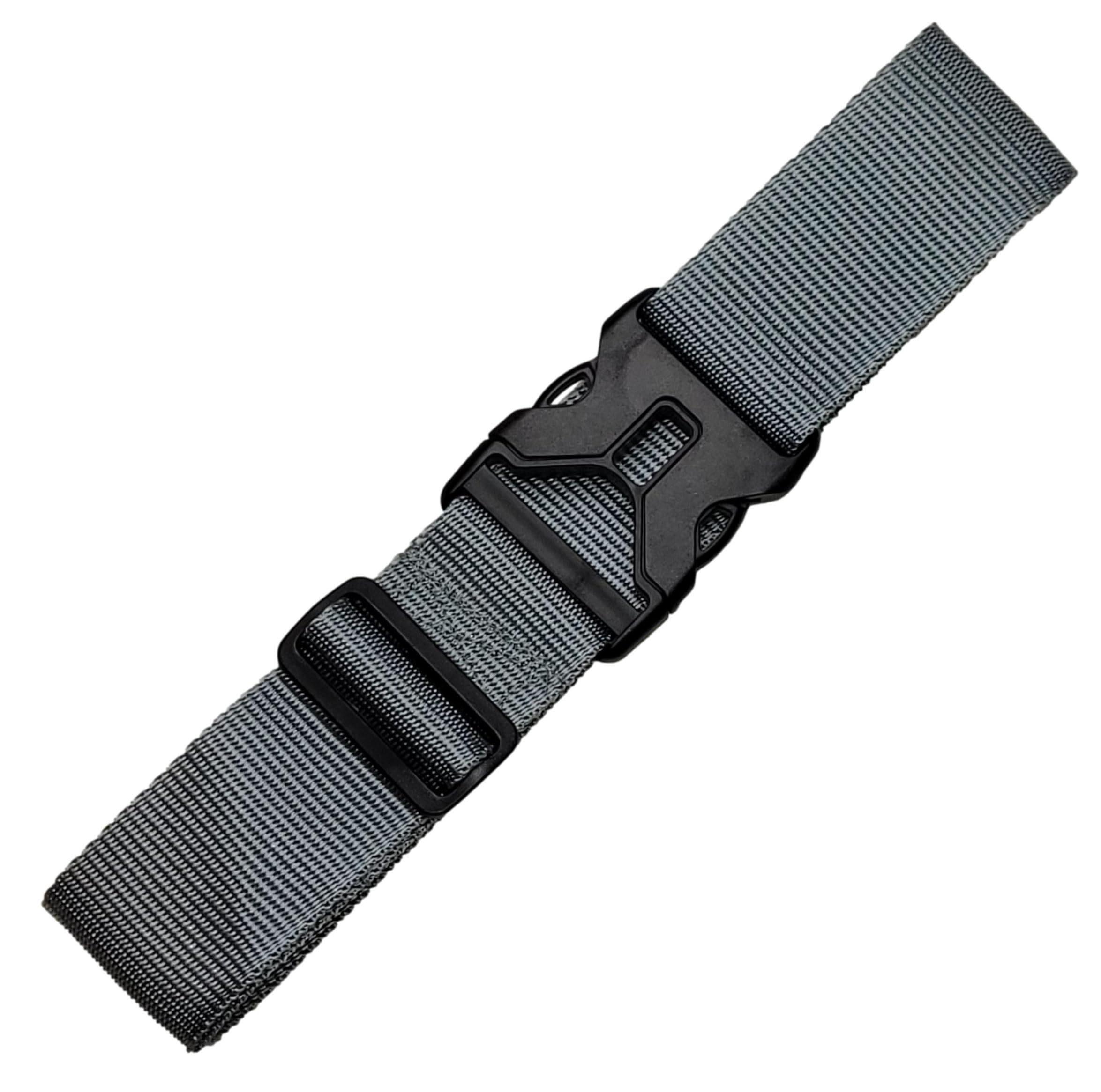 Benristraps Sangle 50mm Avec Boucle Dégagement Rapide Et Réglage Longueur - 2m - Noir - Idéal Bagages & Valises