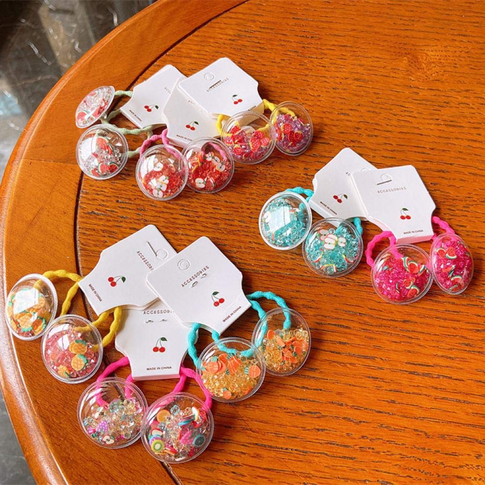 Accesorios para el pelo de niña elásticos pequeños de colores