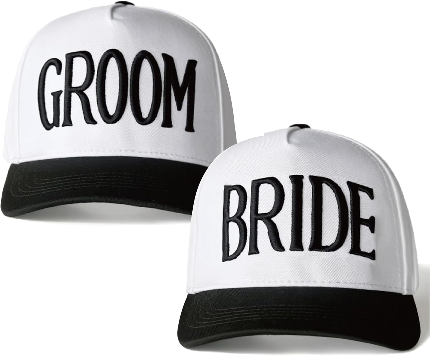 Bride and Groom Baseball Hats for Wedding Gifts, Engagement, Honeymoon Gifts for Newlyweds Couples Baseball Cap