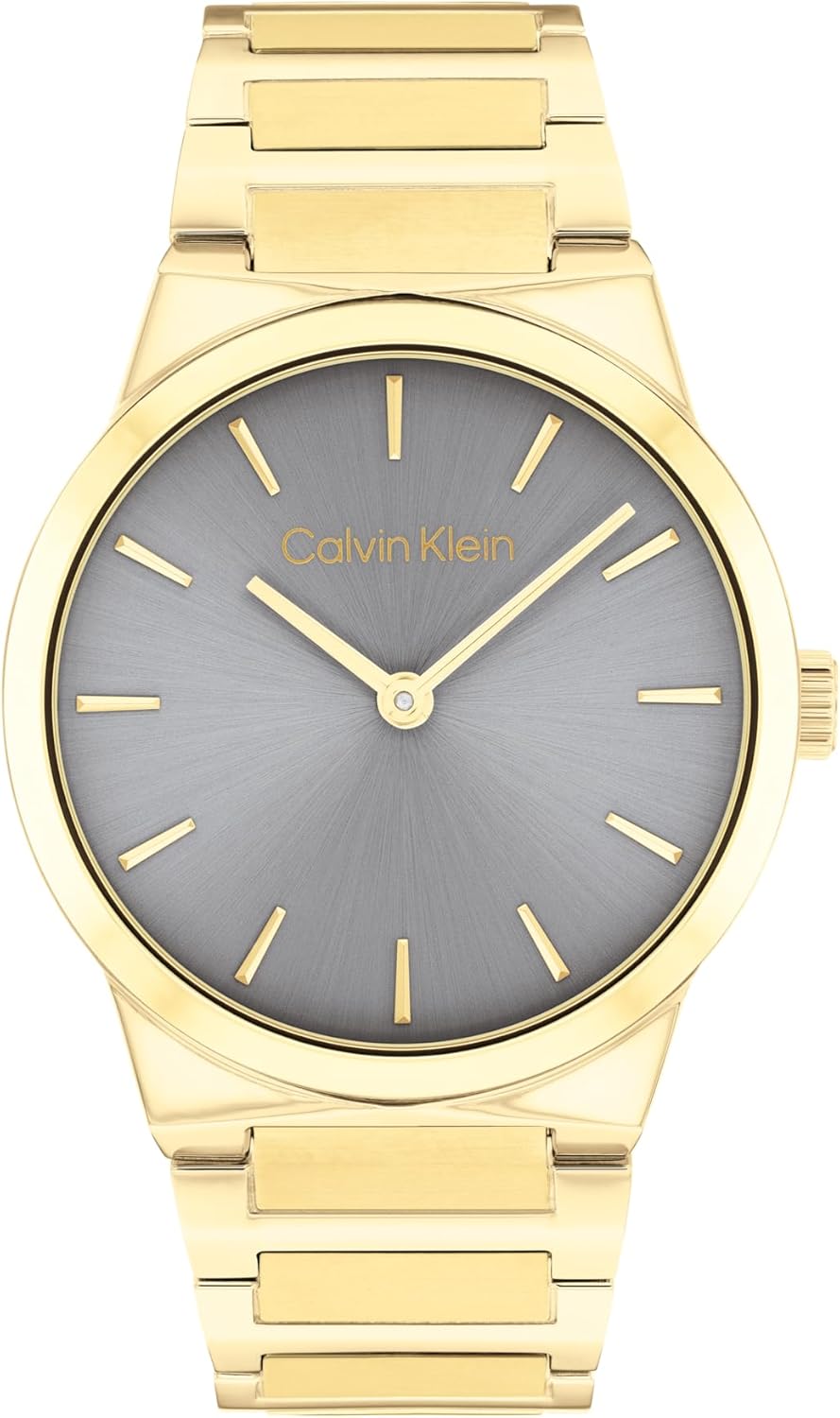 Calvin Klein Women's CK Linear Elegance - 36mm 2H Quartz Slim Watch - Stainless Steel Bracelet - Premium Fashion Timepiece for All Occasions - Gift for Her