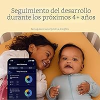 Vista 8 de Nanit Monitor de bebé Pro Smart - Cámara de video Wi-Fi de 1080p, audio de 2 vías, mira a tu bebé desde cualquier lugar, notificaciones