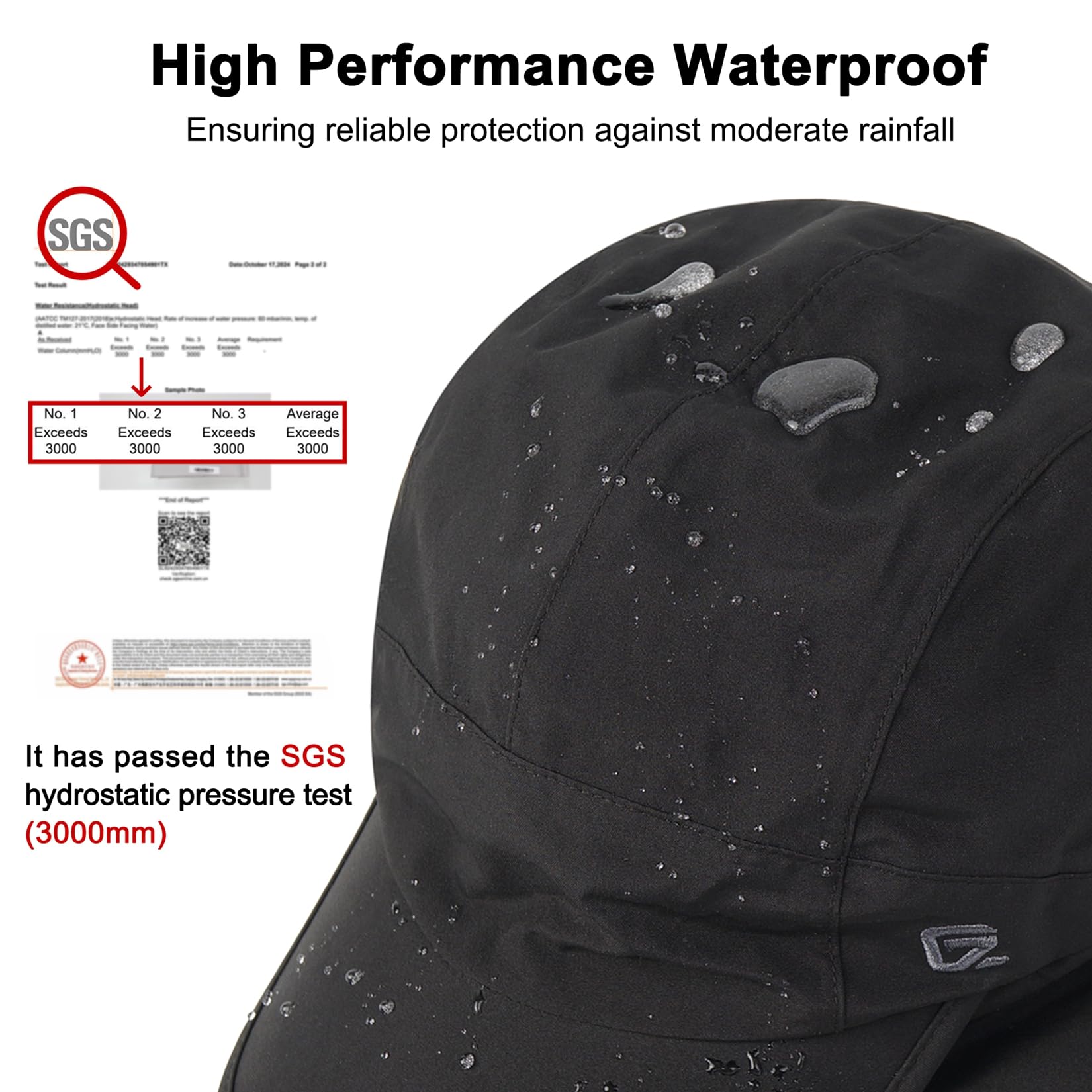 GADIEMKENSD Chapeaux d'hiver imperméables pour Hommes avec Oreillettes, Chapeau de Trappeur doublé en Polaire Chaud pour Temps Froid