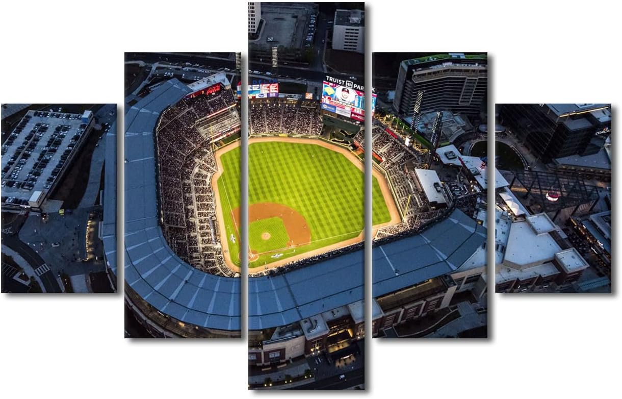 Truist Park Canvas Wall Art Atlanta Ballpark Paintings USA