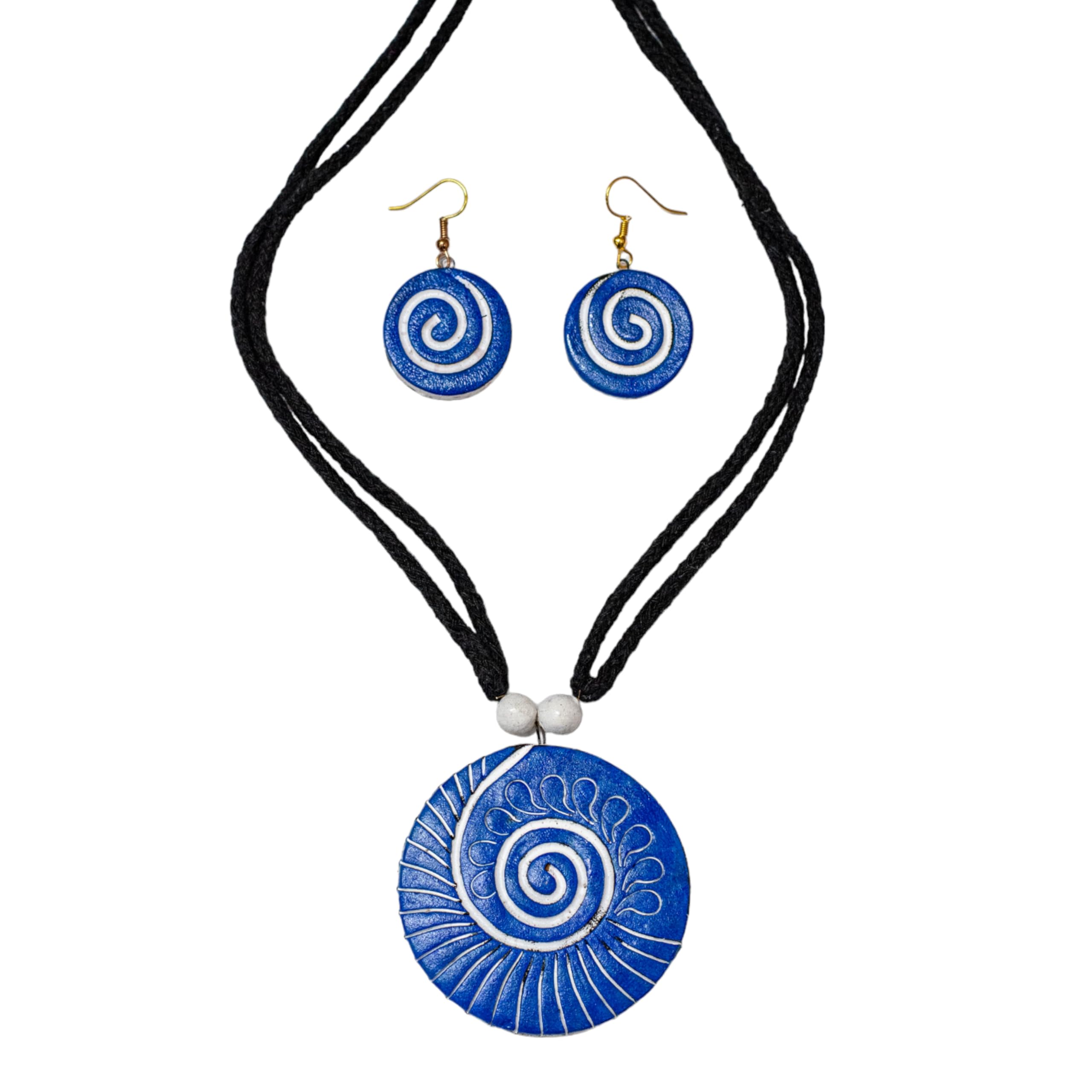 SHILPOGRAM Handmade Terracotta Jewelry Set TR148 (BLACK) (B0DDRBX2HQ) Amazon Price History, Amazon Price Tracker