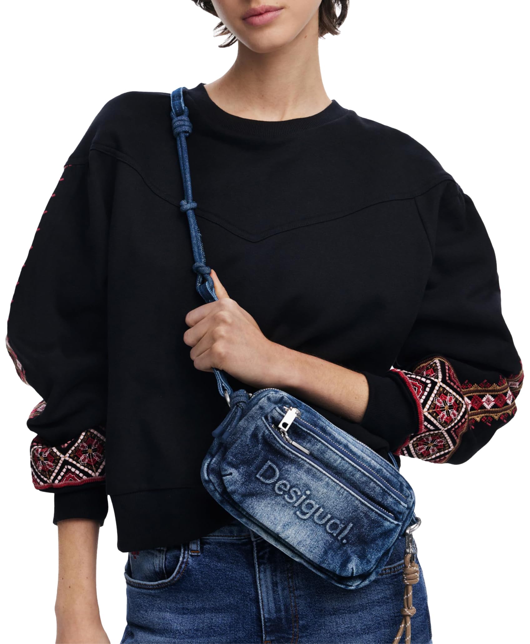 Desigual Mone_Half Log, 5053 Denim Medium Wash, U