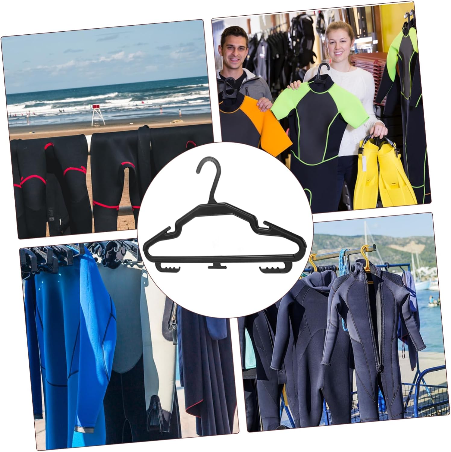 Wetsuit Hanger Rack Diving Suit Drying Rack Multi-Functional Outdoor Clothes Hanger for Diving Equipment