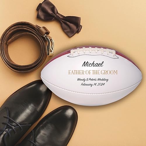 Miniatura 10 de Regalo de boda personalizado de fútbol personalizado, padrino de boda, padrino, mejor hombre, dama de honor, regalo de recuerdo de portador de