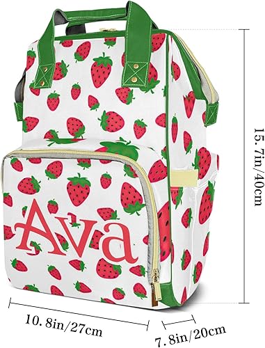 Miniatura 8 de Bolsas de pañales personalizadas con nombre para mamá, bolsas de enfermería, regalos para mamá y papá, Pattrn 5, Mochilas Daypack