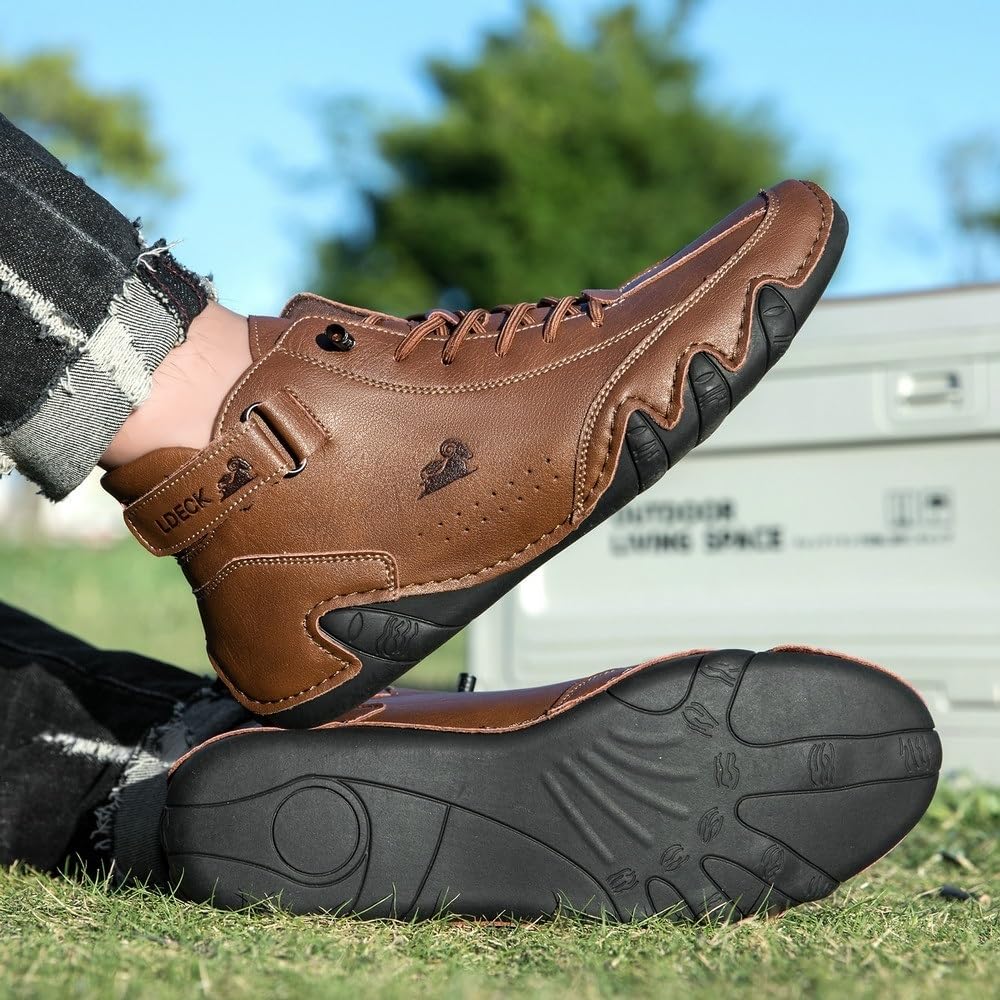 Amazon.com: Italian Handmade Suede High Boots, Beck Shoes  display picture 1