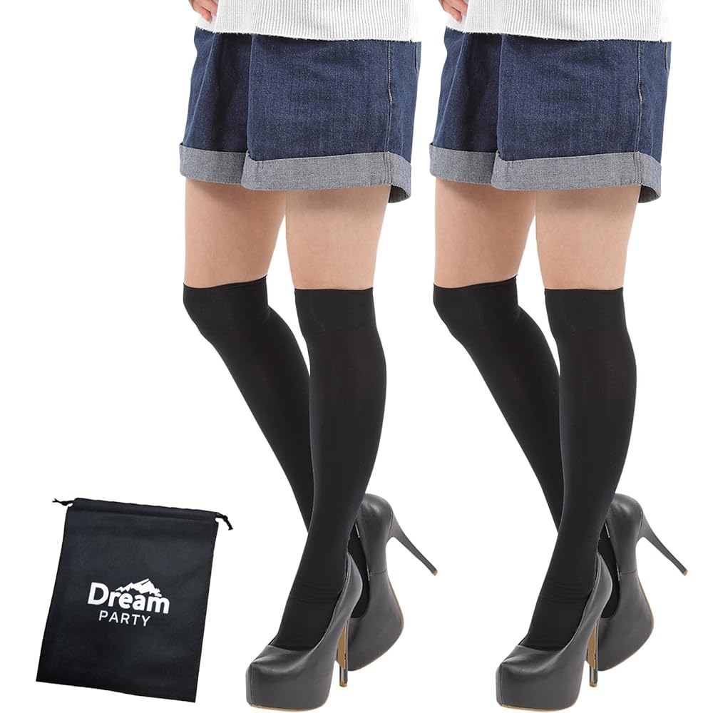 Amazon.co.jp: ニーハイソックス ニーハイ 着圧 美脚 ソックス
