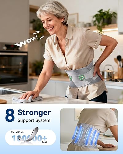Miniatura 3 de Soporte de espalda de grado médico para aliviar el dolor de espalda baja soporte de grupo muscular biónico Soporte de espalda ultra transpirable con