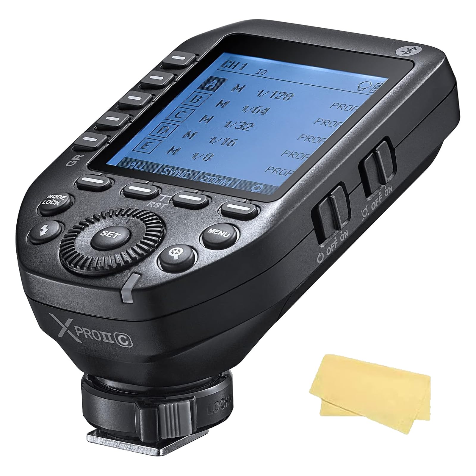 Godox XproII-C Flash Trigger Camera Wireless Flash Trigger 2.4 GHz 1/8000s HSS TTL per fotocamere Canon D5 D4 D60 D800 D5000 D5100 D5300 D7000 D70S D7C0 D750 D7100 DSLR