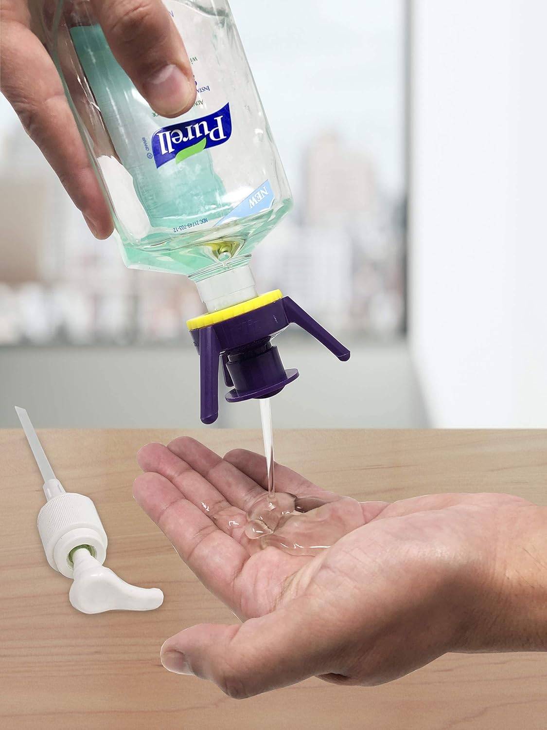 Flip-it! Bottle Emptying Kit - Flip Bottle Upside Down To Get Every Drop Out of Lotions, Shampoos, Conditioners and Kitchen Condiments with Flip-It! | 2 Pack - BPA Free - Dishwasher Safe : Home & Kitchen