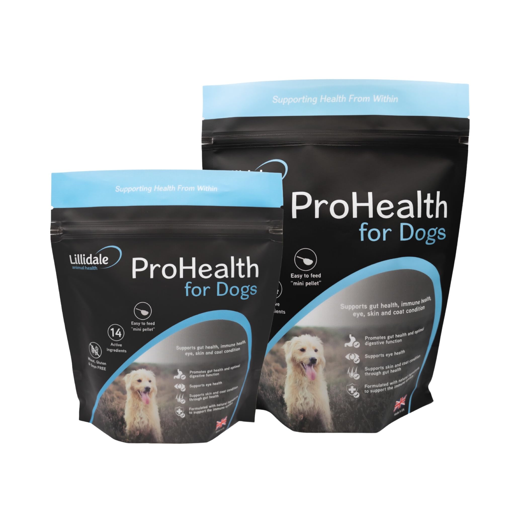 Lillidale ProHealth 200g, Dog Gut Health Supplement Pellets, Probiotic & Prebiotic, 14 Active Ingredients, Gluten & Soy Free - Image 3