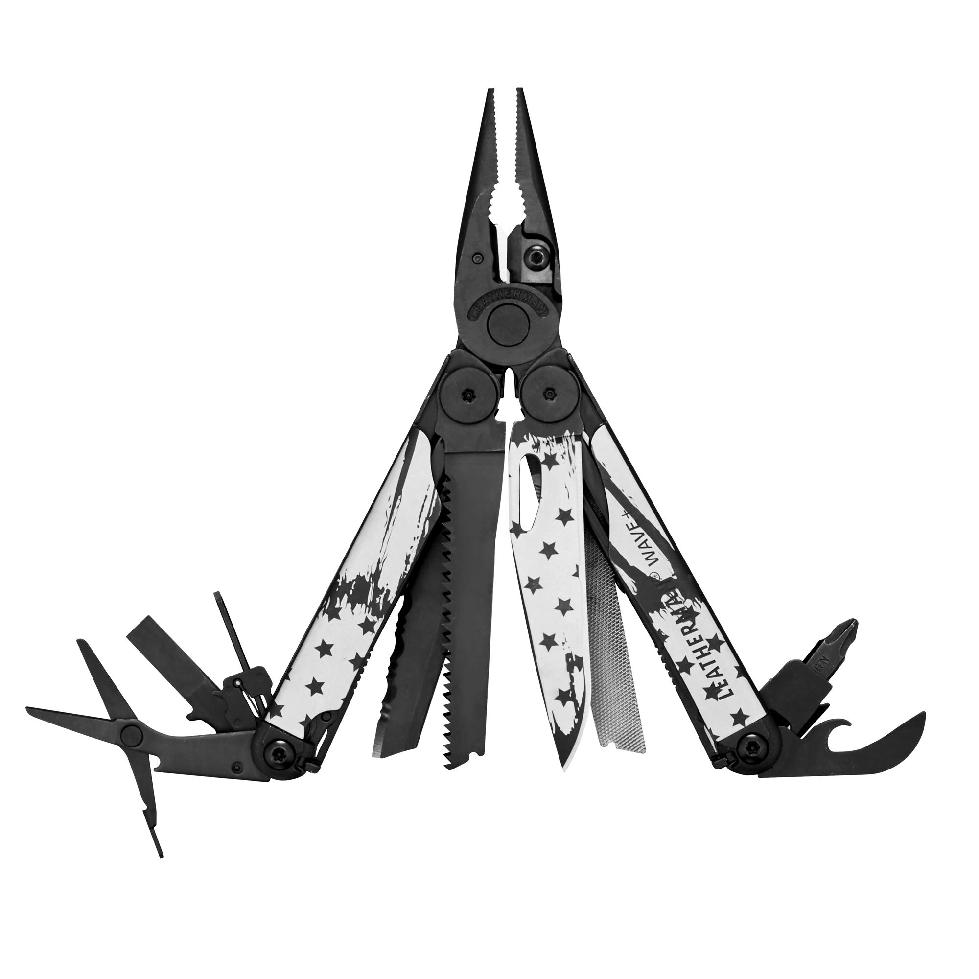 LEATHERMAN, Limited Edition Wave Plus Multitool with Premium Replaceable Wire Cutters, Spring