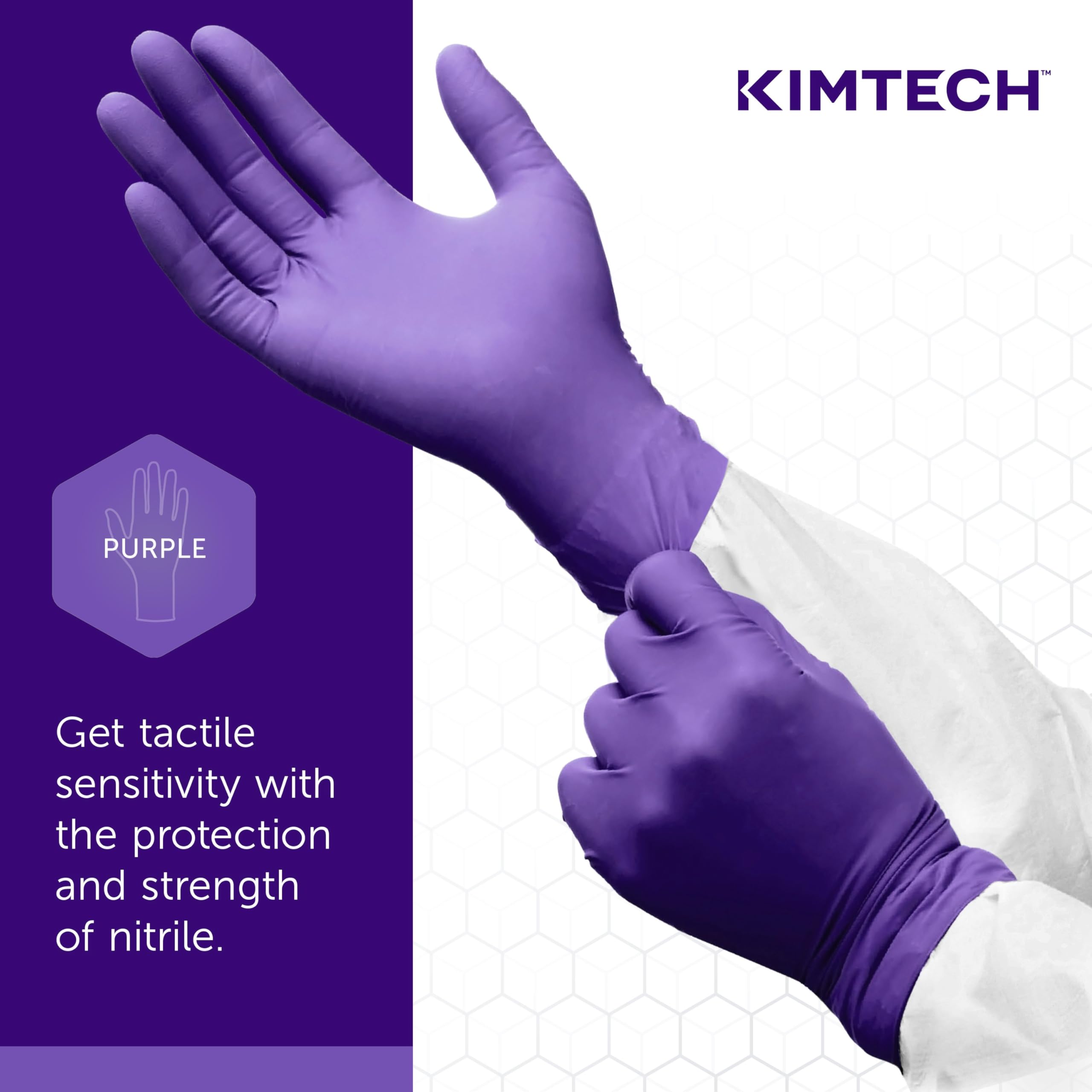 Amazon.co.jp: Ansell Kimtech パープルニトリルエクストラ使い捨て
