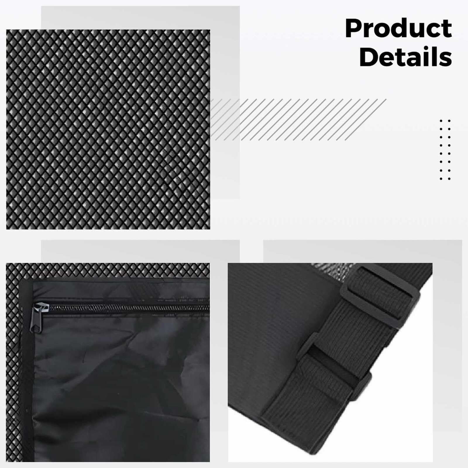 3 Stk. Mesh-Balltaschen für Fußball und Basketball, große Balltasche mit Seitentasche, verstellbarem Schultergurt, Zugbeutel für Sporttraining und Reise, geeignet für bis zu 12 Bälle, schwarz