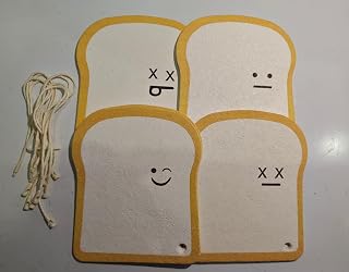 Bread Sponges, Toast Shaped Pop-Up Compostable Sponges