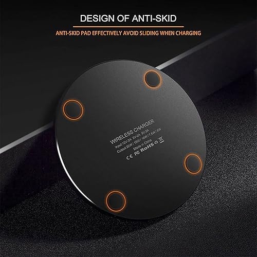 Miniatura 8 de Cargador inalámbrico de 20 W Max Fast Wireless Charging Pad compatible con iPhone 11, 12, 13, 14, 15, 16, 17 Pro/Pro Max, iPhone Xs/XS Max/XR/8