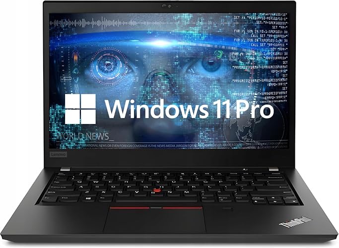 Lenovo ThinkPad T490 14'' FHD (1920 x 1080) IPS Business Laptop Computer, Intel Core i5-8365U Processor Notebook PC, 16 GB RAM, 256 GB SSD, HDMI, Type-C, Windows 11 Pro (Renewed)