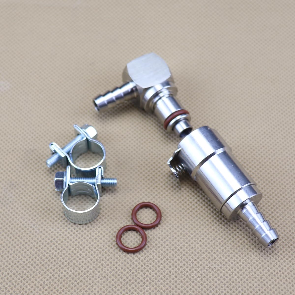 1/4" Gas Fuel Line Hose Quick Disconnect Coupling Crossover Kit Compatible with BMW R1150 GS ADV/CPC