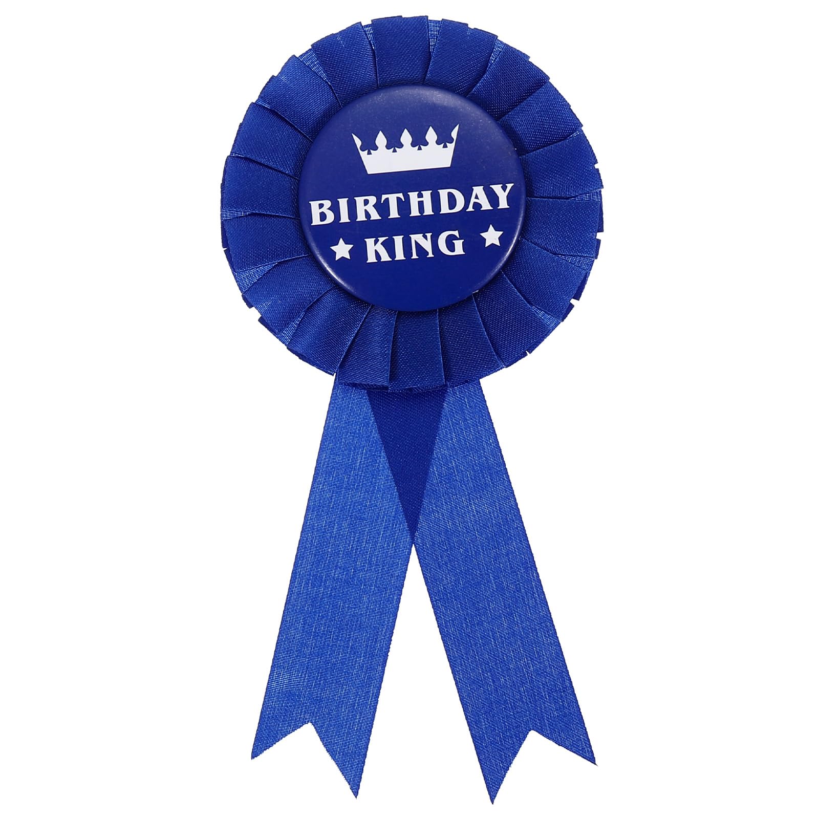 Happy Birthday Brooch Pin - Satin Fabric Rosette Badge For Party Decor - View #4