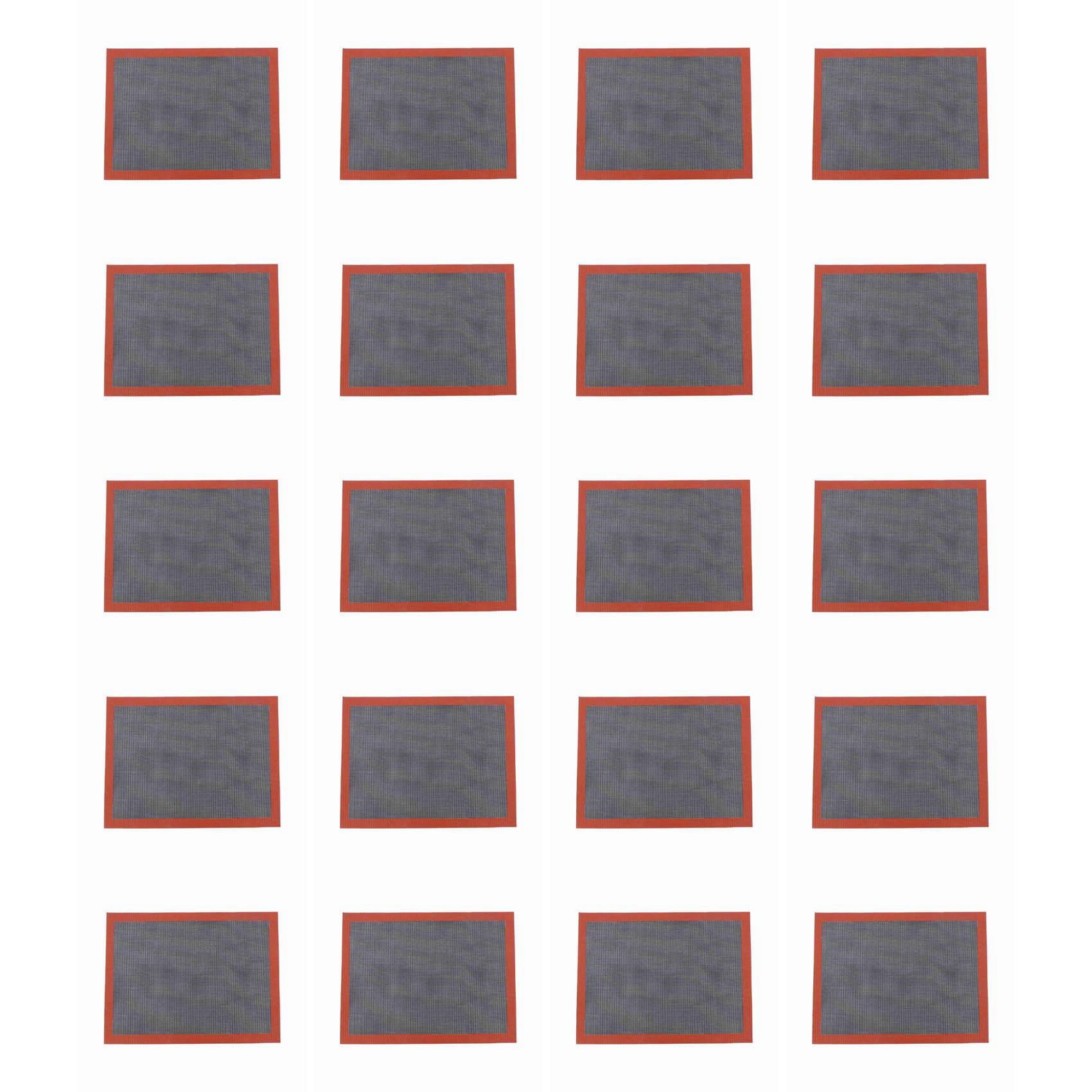 20X Perforierte Silikon Back Matte Anti Haft Back Ofen Zwischen Lage für Kekse/Brot/Makronen/Kekse KüChen Helfer