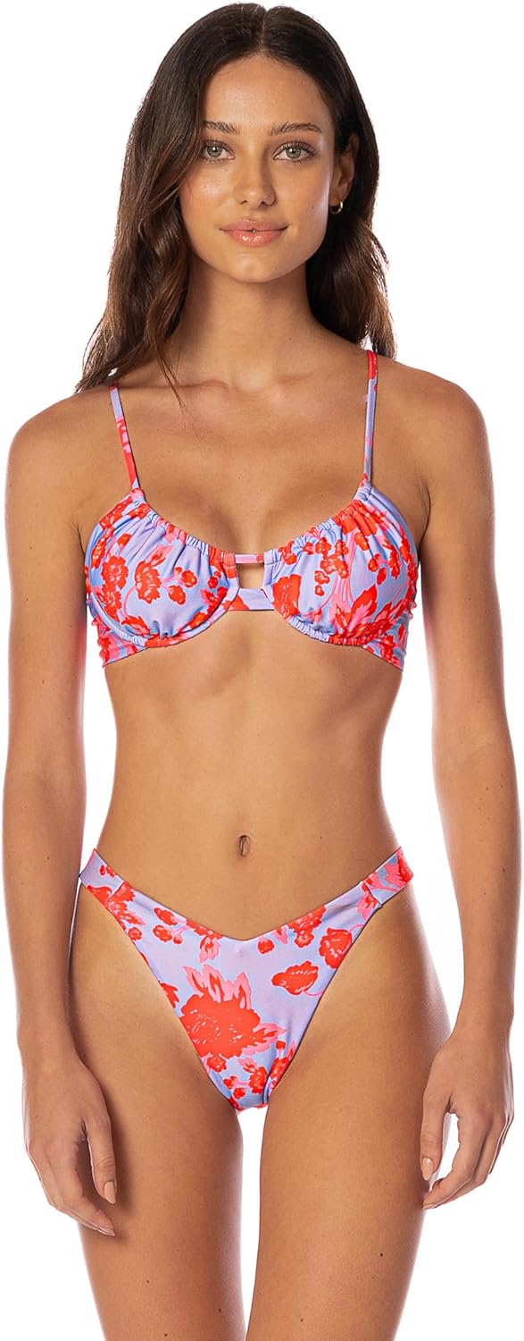 Maaji Womens Lavender Dream Reversible Underwire