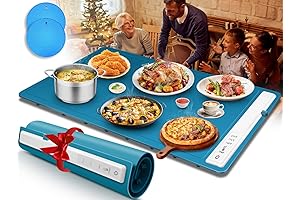 Electric Warming Tray, Silicone Heating Mat for Food