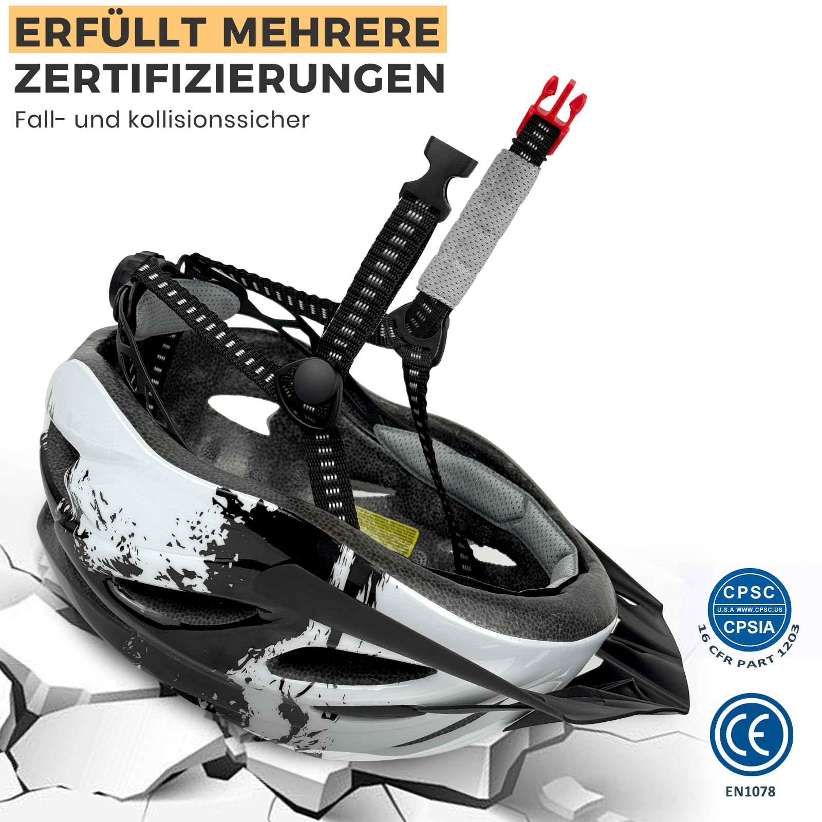 LeapBeast Fahrradhelm Kinder, Verstellbarer Kinderhelm für Jungen und Mädchen im Alter von 3-13 Jahren, Mehrere Belüftungen Helm, Multisport-Kinderhelm mit Visier, Schutzhelm