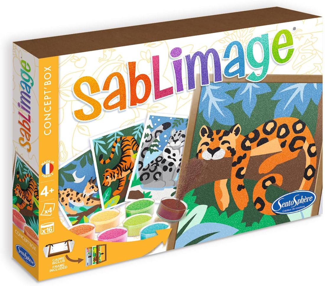 Sentosphère SABLIMAGE Concept Box - FELINS du Monde