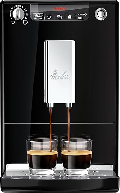 Melitta CD Black Pressure Coffee Maker Caffeo Solo, Plastic, 1400 W, 1.2 liters