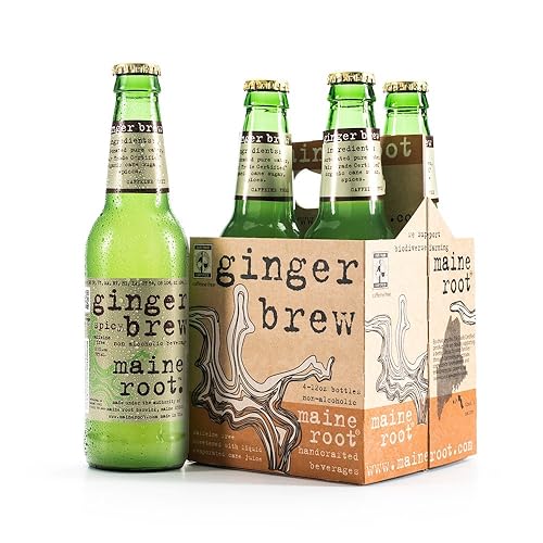 Miniatura 6 de Maine Root Soda - Soda artesanal de comercio justo en botellas de vidrio (cerveza de raíz, 24 unidades)