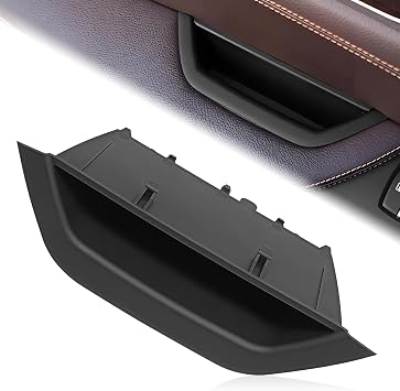 Driver Side Door Armrest Cover Container Door Handle Cover Interior Inner Handle Pull Trim Compatible for B/M/W 2014-2017 X4 F26, 2010-2016 X3 F25