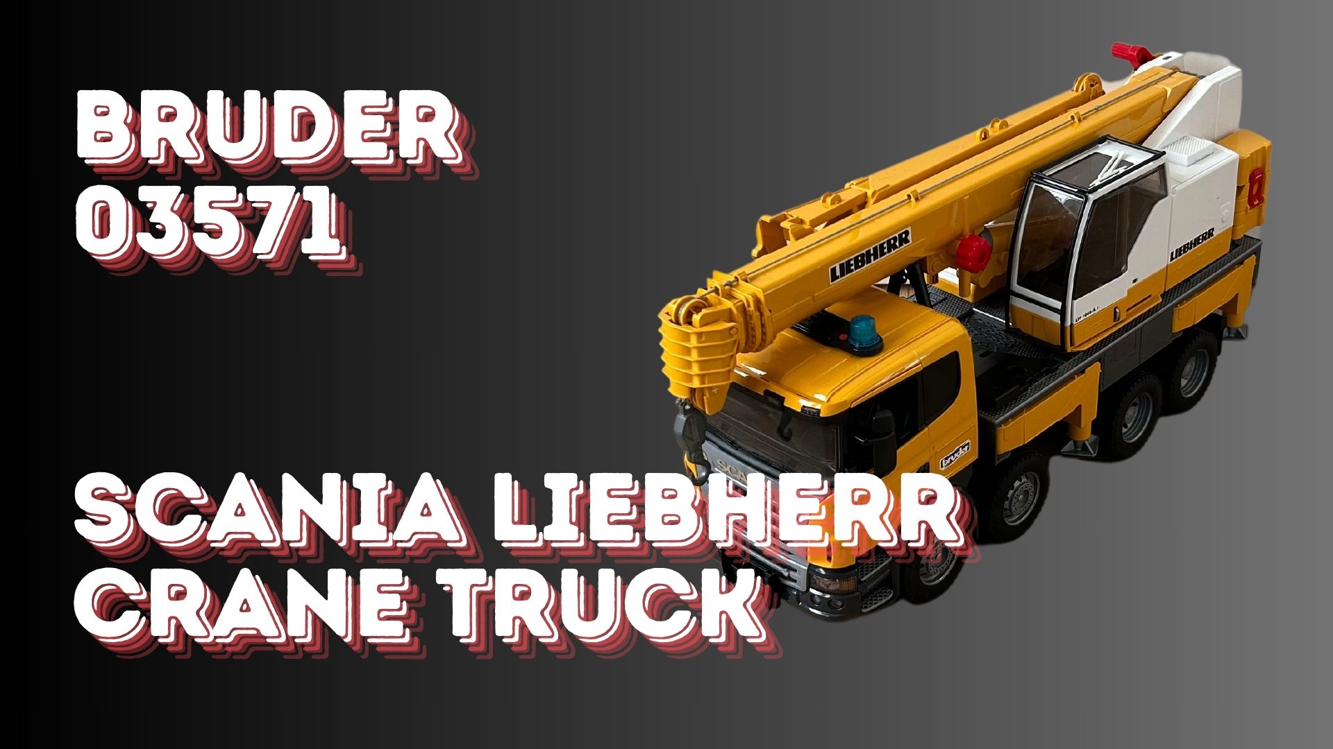 Watch REVIEW - Bruder 03571 Scania Liebherr Crane Truck on Amazon Live