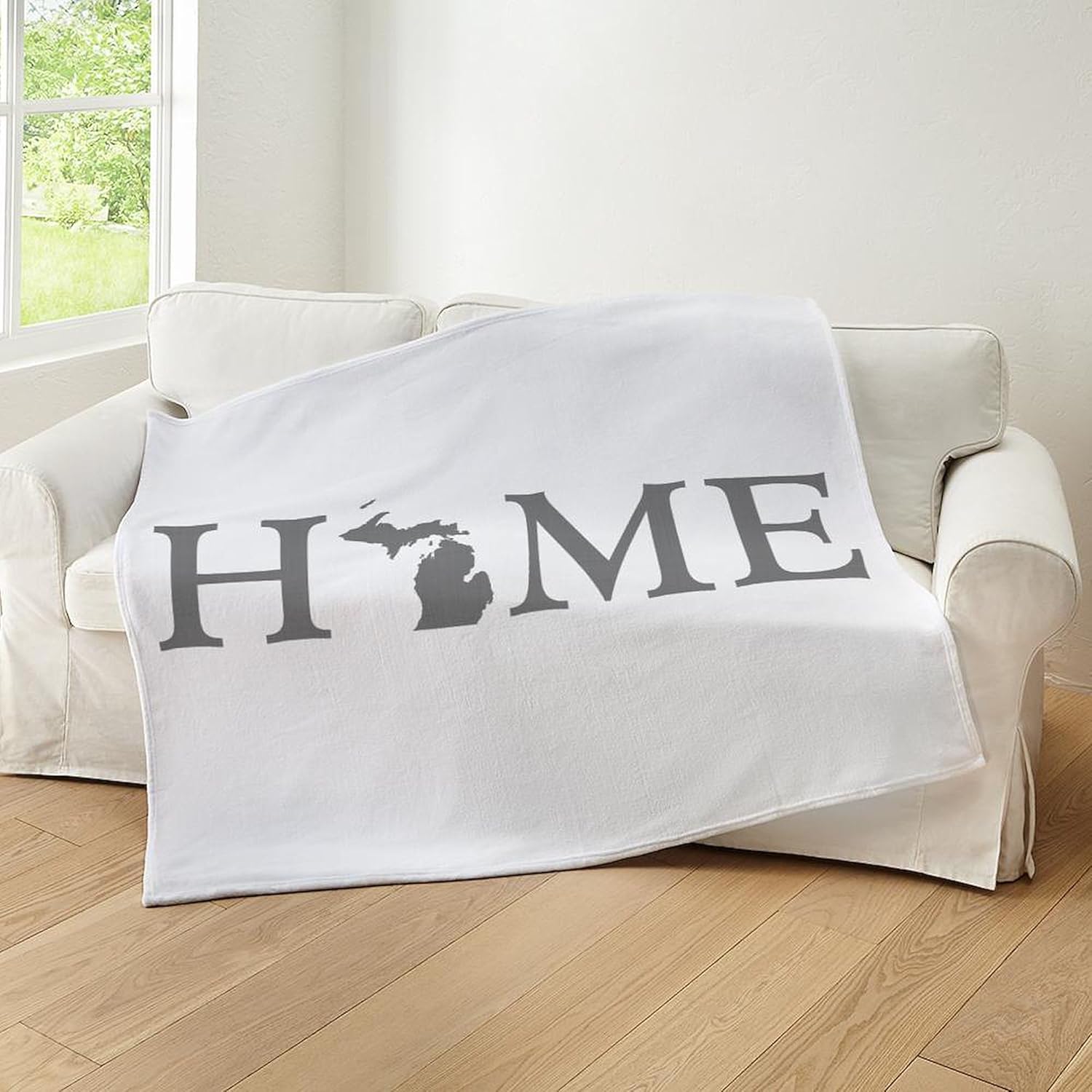 CafePress Michigan Home Throw Blanket Super Soft Fleece Plush Throw Blanket, 60"x50"