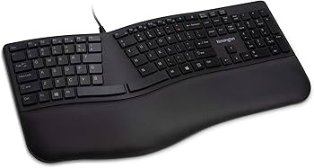 Teclado ergonômico com fio Kensington Pro Fit - Preto (K75400US