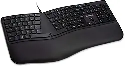 Teclado ergonômico com fio Kensington Pro Fit - Preto (K75400US)
