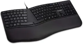 Teclado ergonômico com fio Kensington Pro Fit - Preto (K75400US)