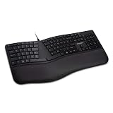 Kensington KTG Wired Ergo Keyboard, Black Black wired keyboard