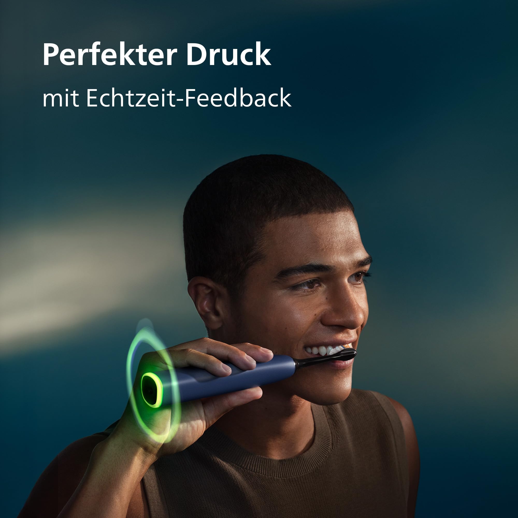 Philips Sonicare Next-Generation DiamondClean 8000 elektrische Zahnbürste - mit intelligenter Andruckkontrolle und 15 Einstellungen, Dunkelblau, HX8311/13