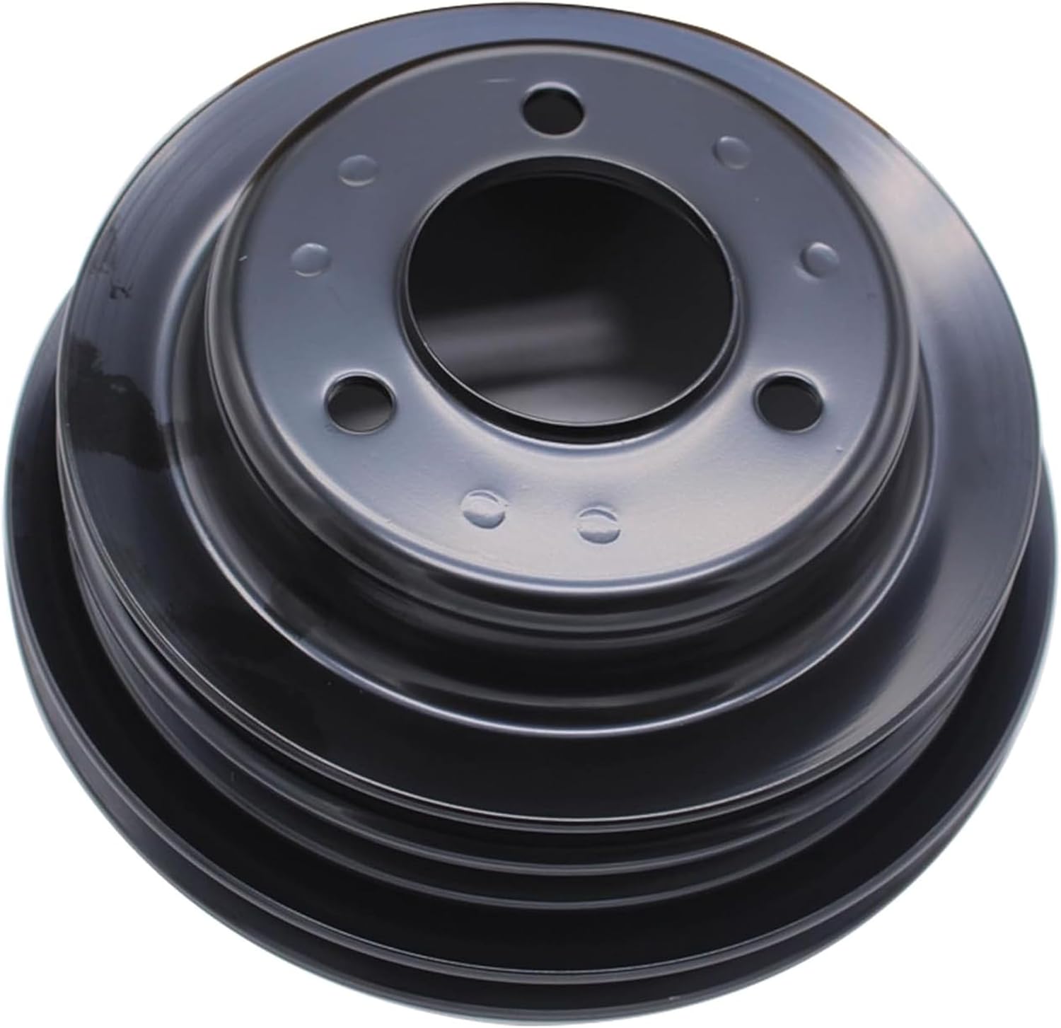 Black Crankshaft Pulley 3 Groove for Big Block Chevy 396 427 454 LWP Short Water Pump
