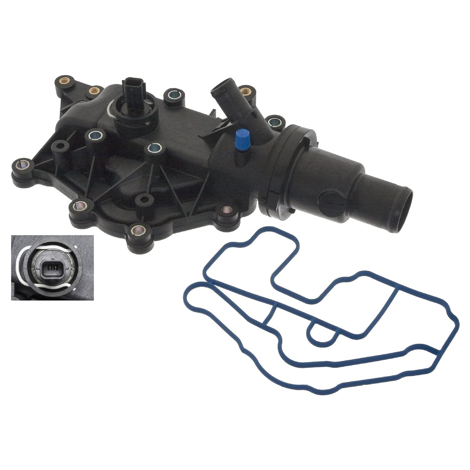 Fits FEBI 100233 THERMOSTAT WITH HOUSING, SEAL AND TEMPERATURE SWITCH