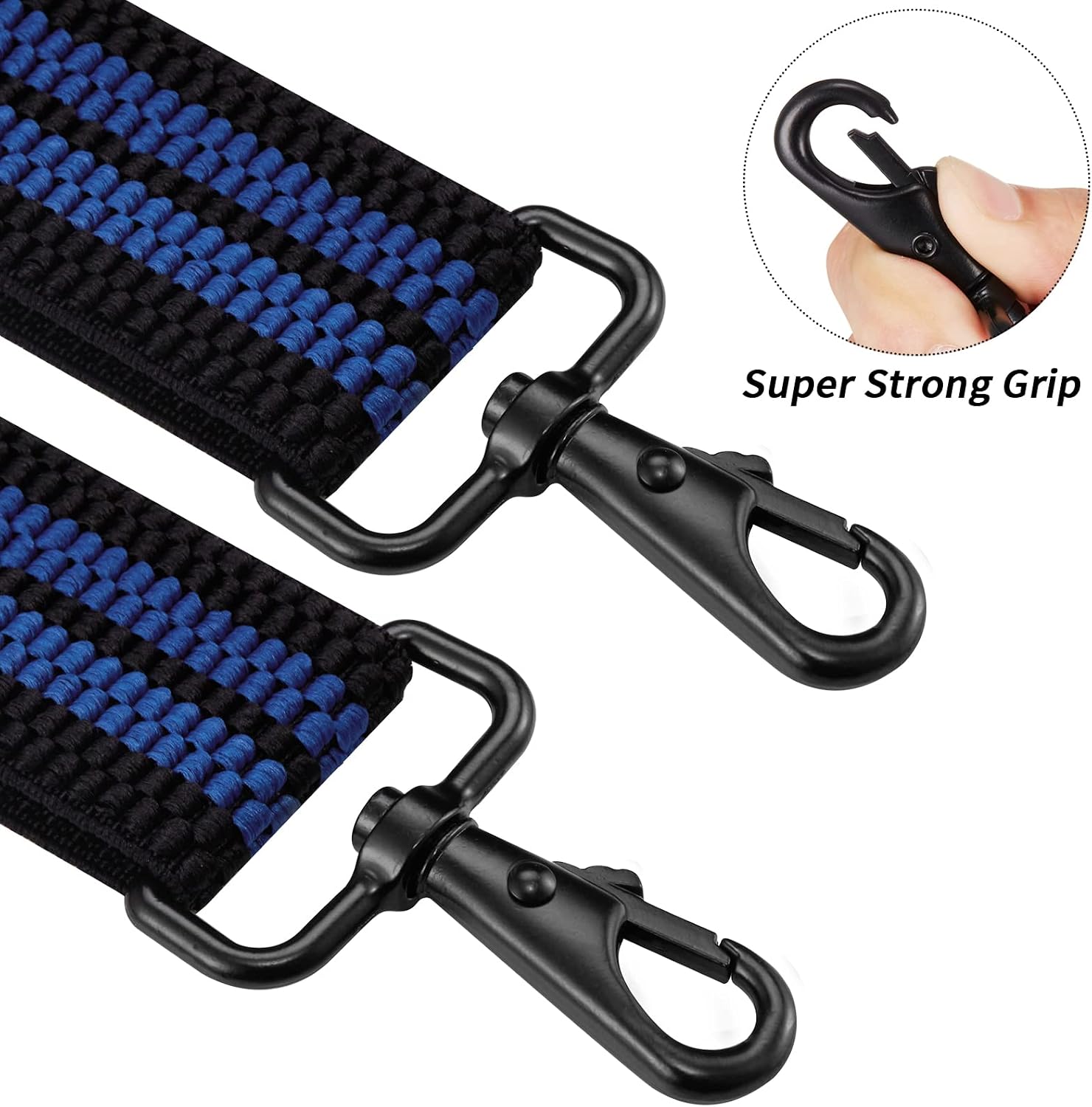 Buyless Fashion Heavy Duty Suspenders for Men - 48" Adjustable Straps 1 1/2" - X Back with Strong Hooks