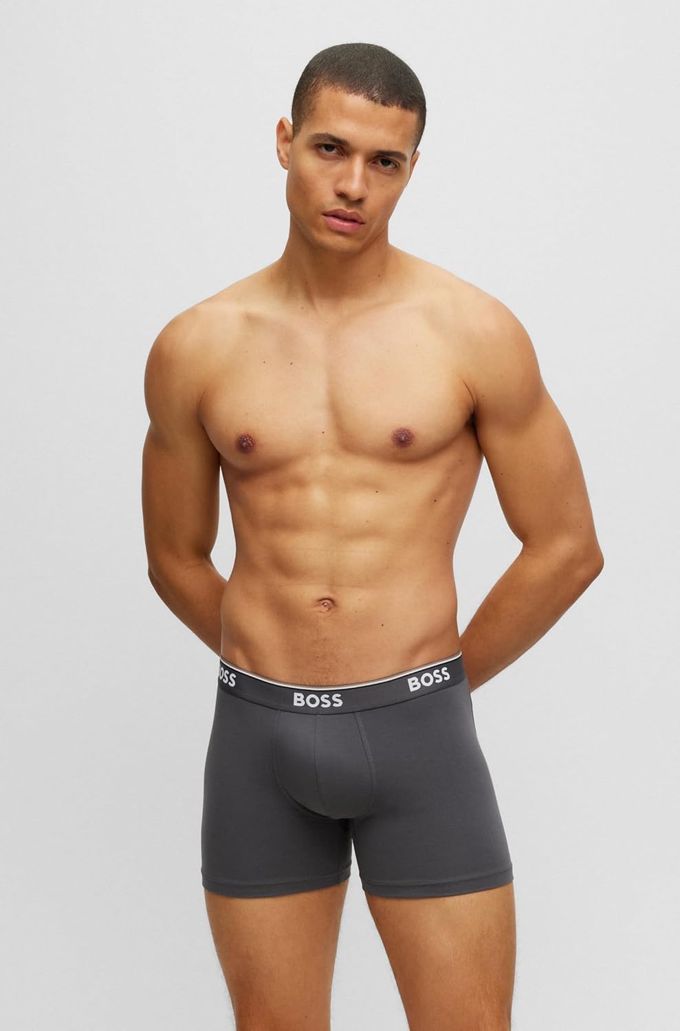BOSS Pacote com 3 cuecas boxer masculinas de algodão elástico em promoção! Veja a oferta e mais achadinhos de Moda íntima 9 Hoje é o melhor dia para comprar BOSS Pacote com 3 cuecas boxer masculinas de algodão elástico com aquele preço maroto! Promoção! Aproveite a oferta! 9
