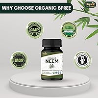 Vista 6 de Neem 120 tabletas Azadirachta Indica (Neem) Certificado orgánico USDA Piel sana y desintoxicación* Suplemento dietético - 120 pestañas