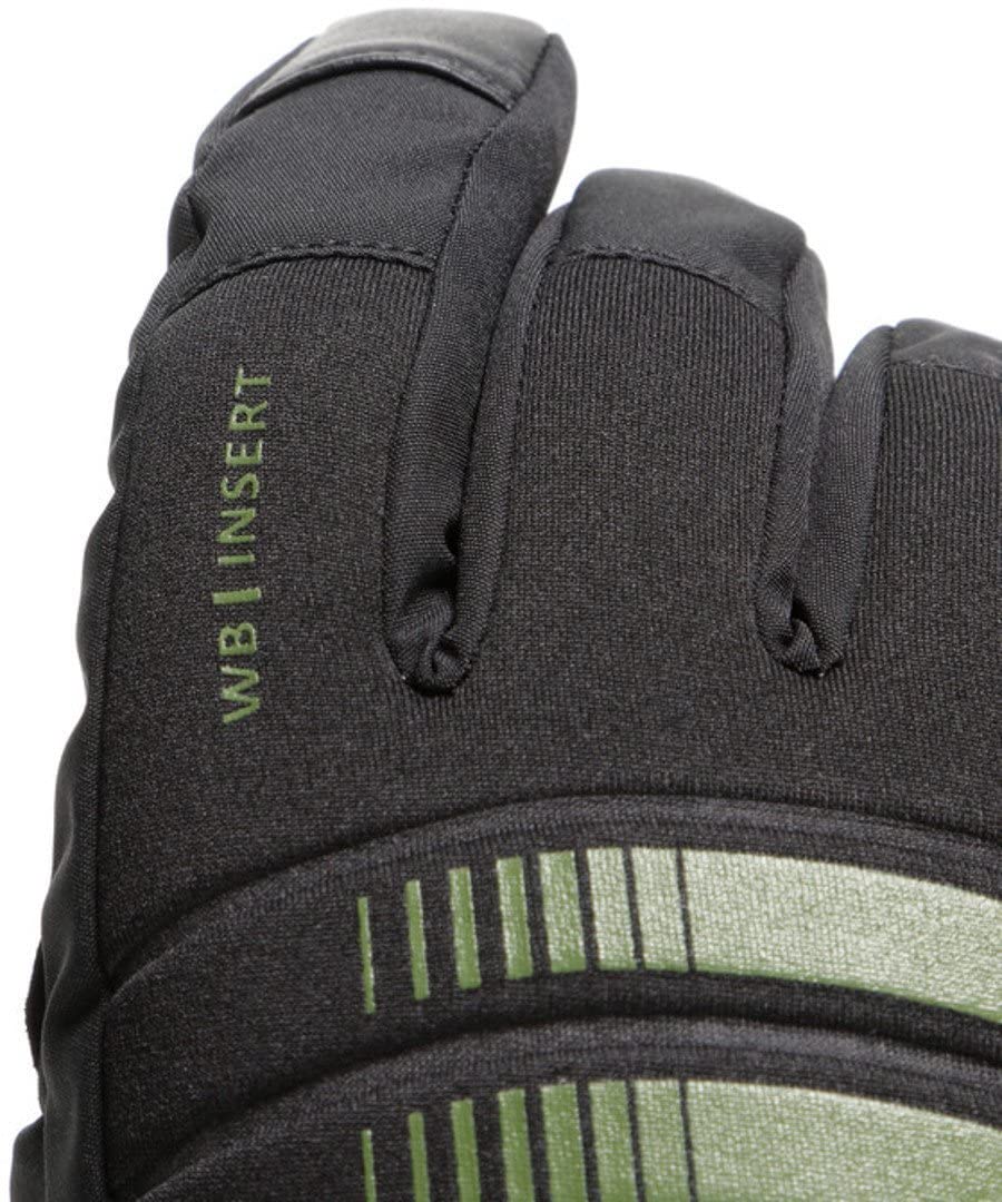 Dainese Plaza 3 Lady D-Dry Gloves, Guantes Moto Transpirables Verano, Mujer, Negro/Bronze-Green, XXS
